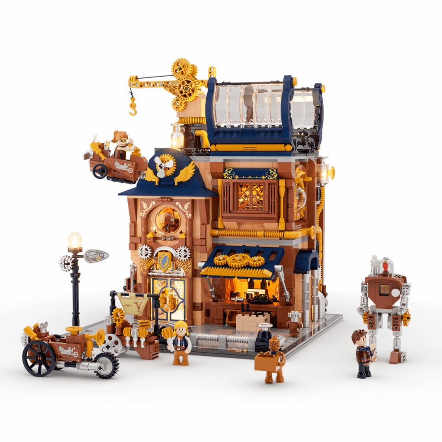 Steampunk-Mechanikwerkstatt