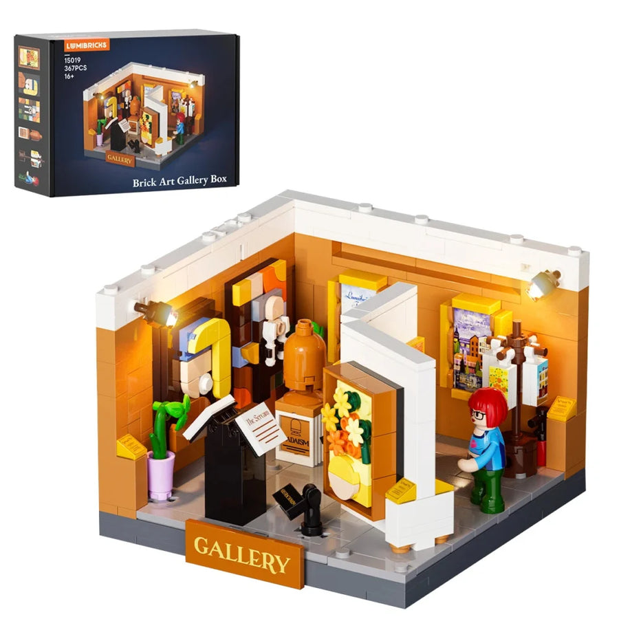 Moderne Kunstgalerie-Box