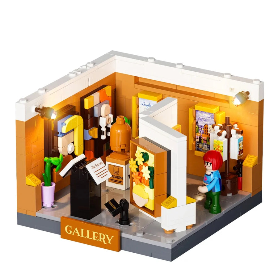 Moderne Kunstgalerie-Box