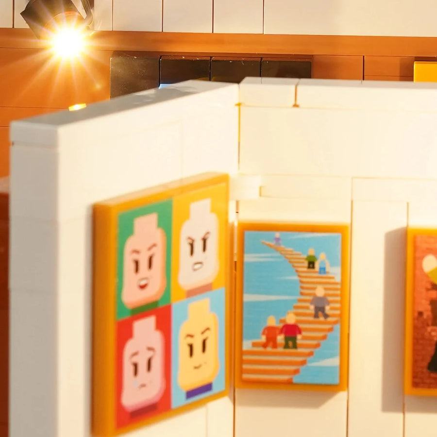 Moderne Kunstgalerie-Box