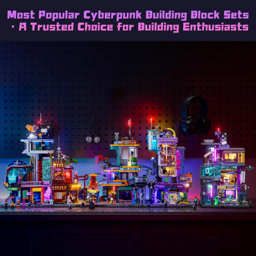 Cyberpunk-Neonstadt: Cyber-Couture-Galerie