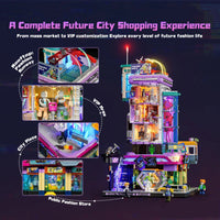 Cyberpunk-Neonstadt: Cyber-Couture-Galerie