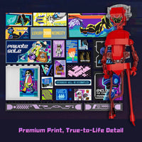 Cyberpunk-Neonstadt: Cyber-Couture-Galerie