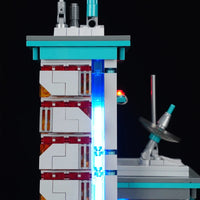 Cyberpunk-Neon-Technikstation