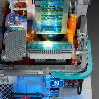 Cyberpunk-Neon-Technikstation