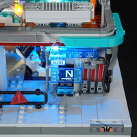 Cyberpunk-Neon-Technikstation