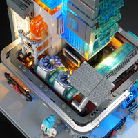 Cyberpunk-Neon-Technikstation