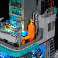 Cyberpunk-Neon-Technikstation