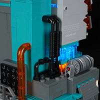 Cyberpunk-Neon-Technikstation