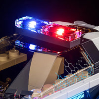 Cyberpunk-Streifenwagen