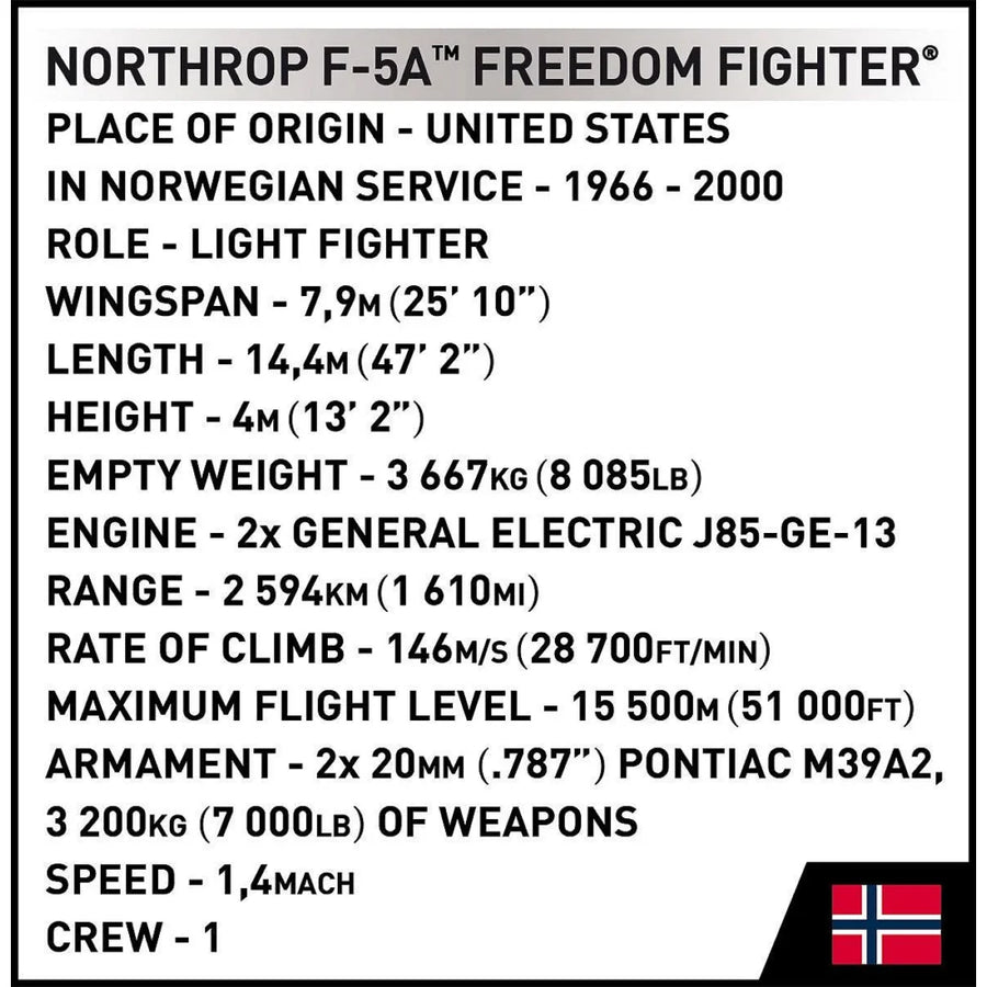NORTHROP F-5E FREEDO