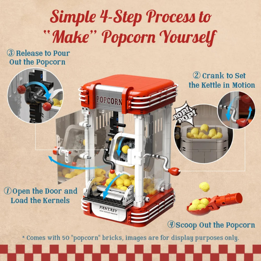 Retro Popcorn-Maschine