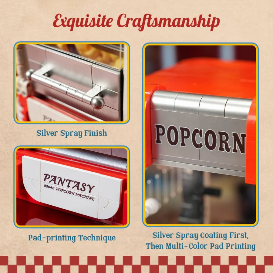Retro Popcorn-Maschine