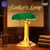 Retro-Bankierlampe