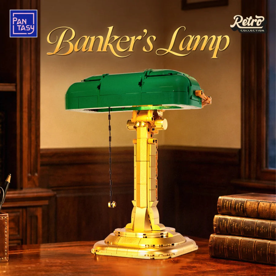 Retro-Bankierlampe
