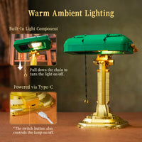 Retro-Bankierlampe