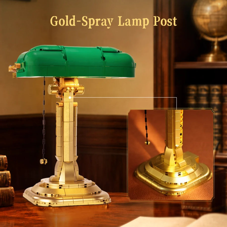 Retro-Bankierlampe