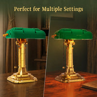 Retro-Bankierlampe