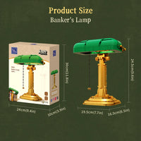 Retro-Bankierlampe