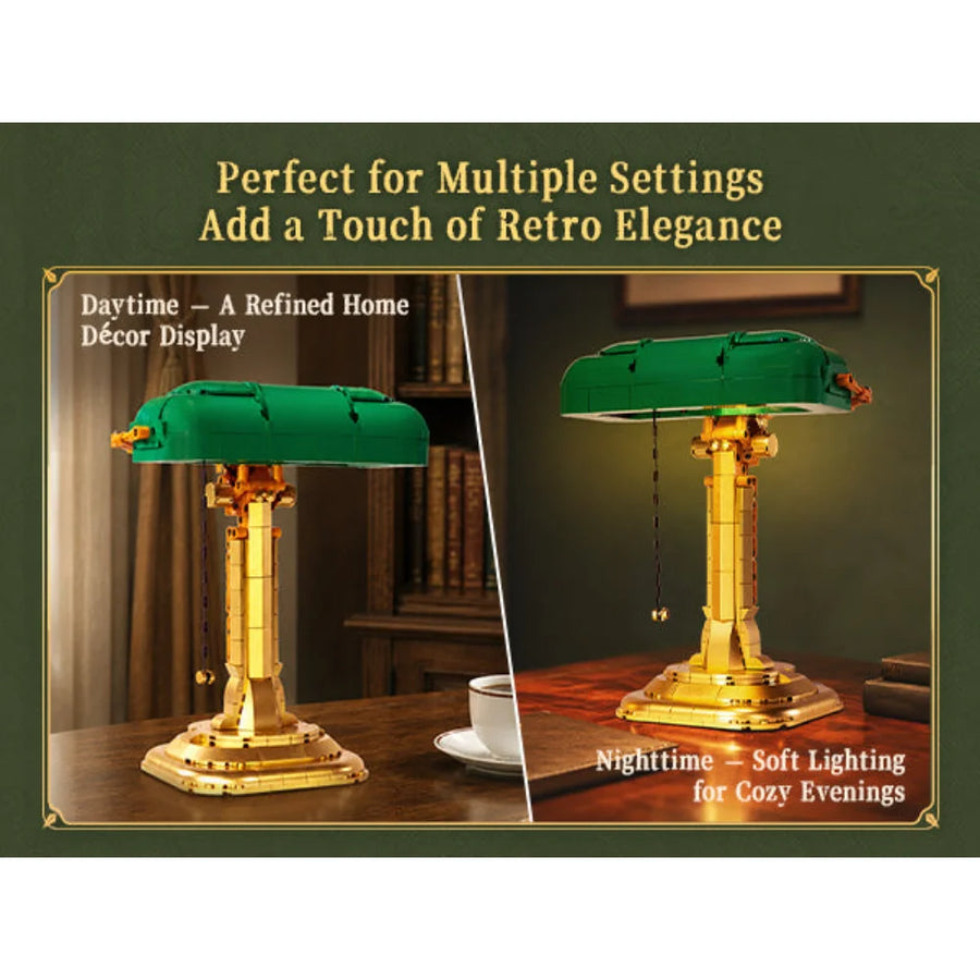 Retro-Bankierlampe