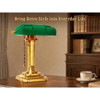 Retro-Bankierlampe